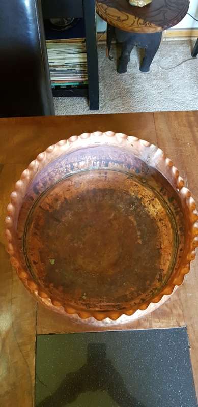Large Copper Planter