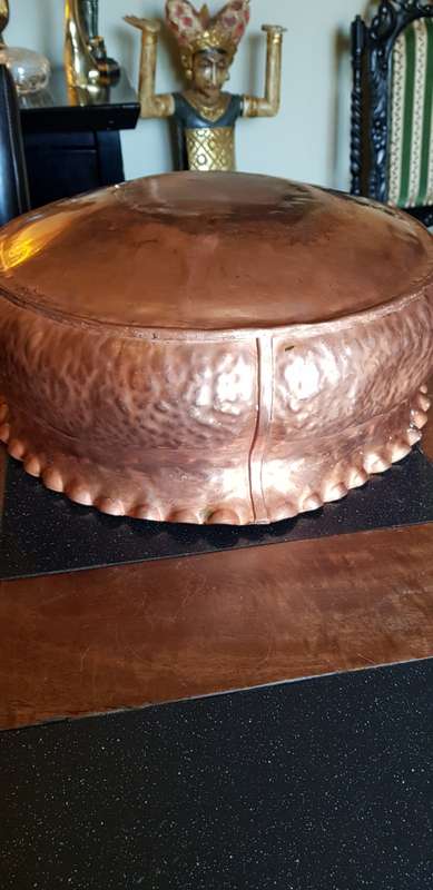 Large Copper Planter