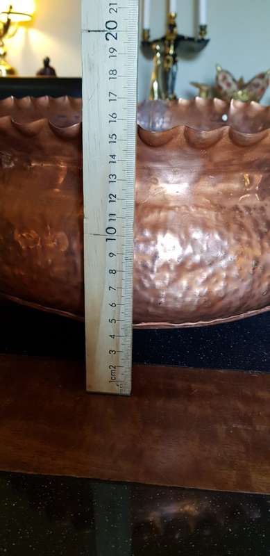Large Copper Planter