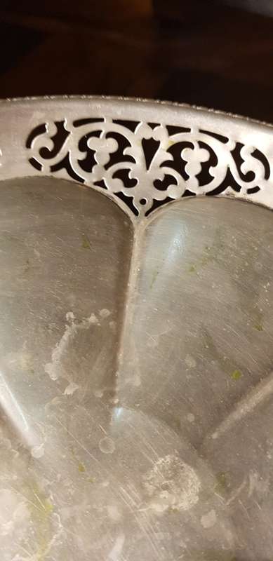 EPNS Hallmarked Silver Plated Fruit Tray