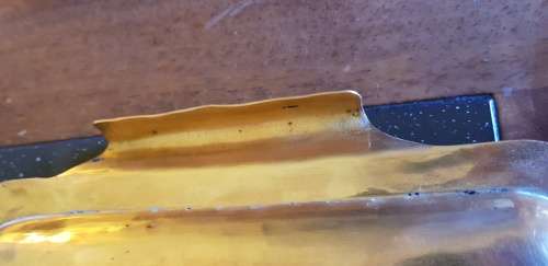 Vintage Etched Indian Brass Tray