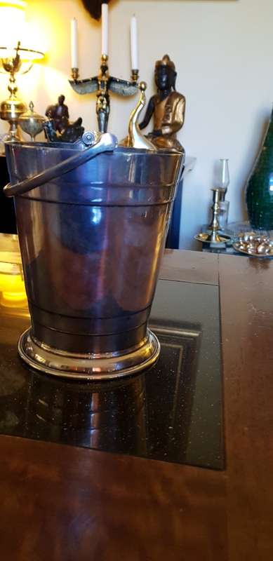 EPNS Silver Plated Seranco Ice Bucket with Markings
