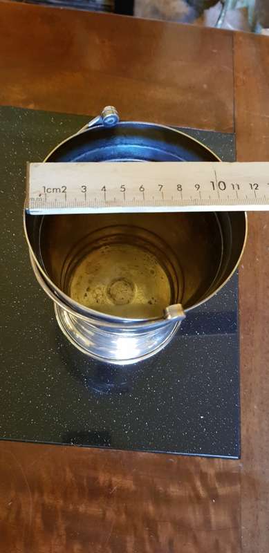 EPNS Silver Plated Seranco Ice Bucket with Markings