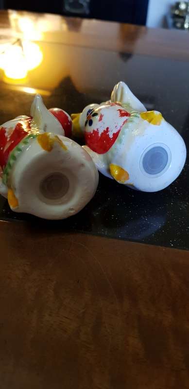 Duck Theme Salt & Pepper Shakers plus Tray