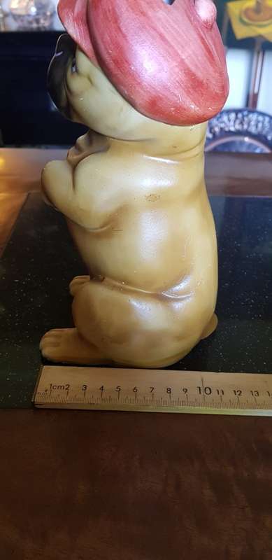 Ceramic Money Box Dog Figurine