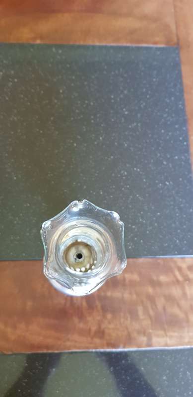 Silver coloured Paraffin lamp