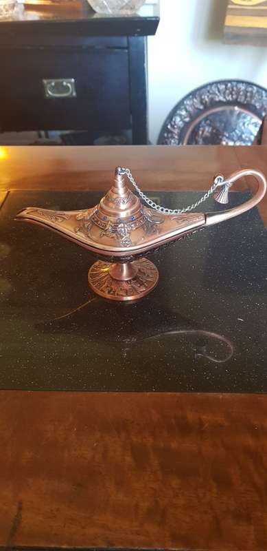 Beautiful Egyptian Oil Lamp