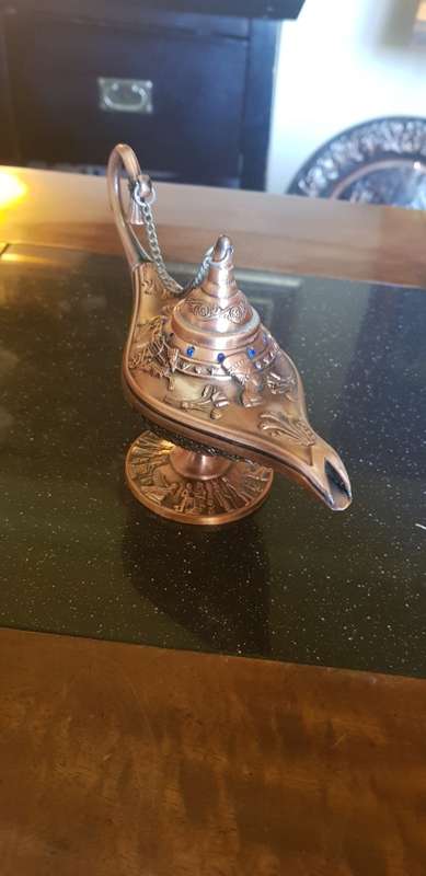 Beautiful Egyptian Oil Lamp