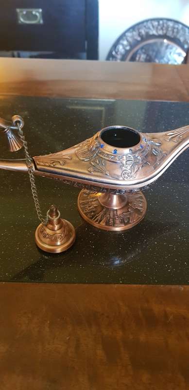 Beautiful Egyptian Oil Lamp