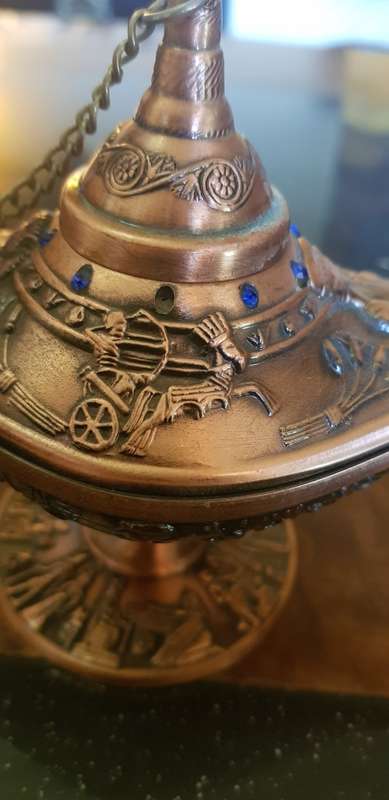 Beautiful Egyptian Oil Lamp