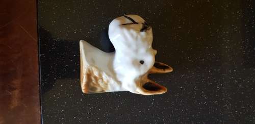 Vintage Wall Hanger Dog Figurine.