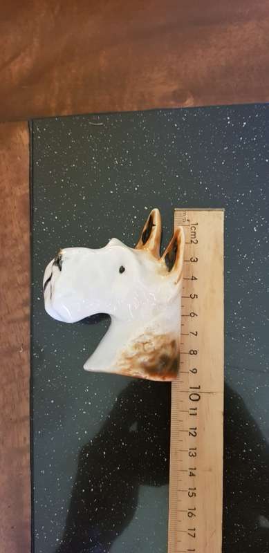 Vintage Wall Hanger Dog Figurine.