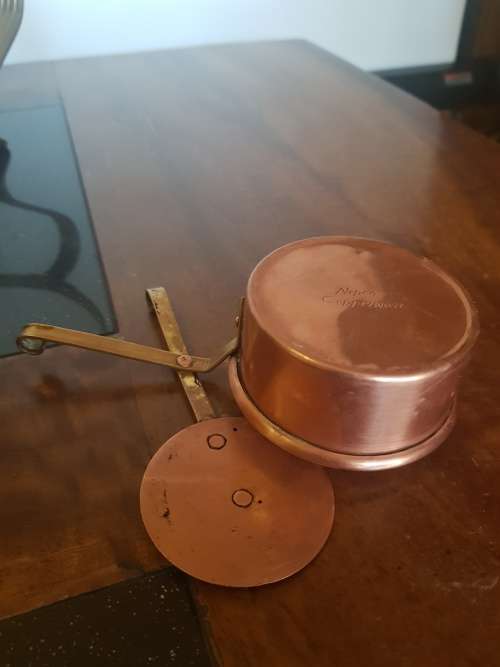 Vintage Copper Food Warmer.Complete