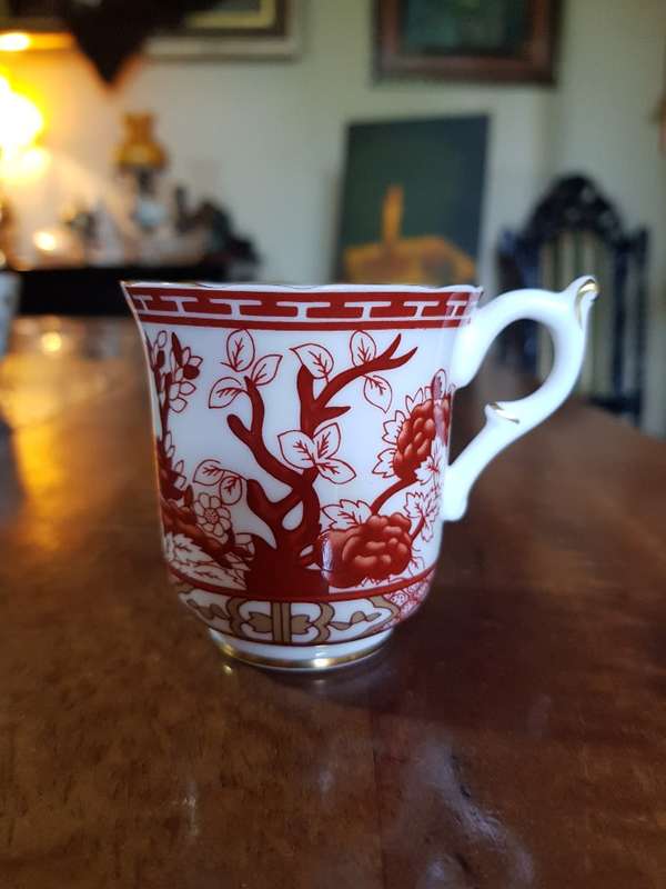 Vintage Crown Staffordshire Demitasse Cup Only. Marked