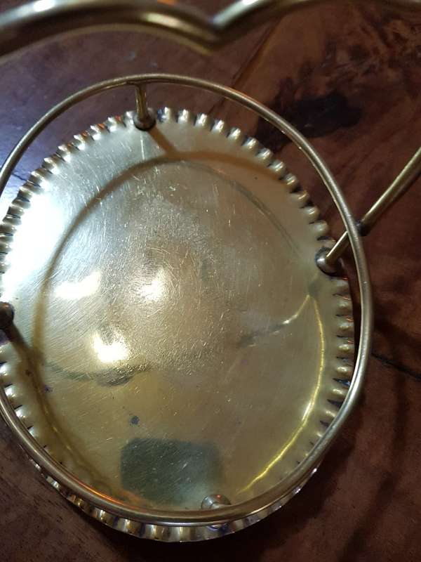 Antique Condiment Tray. Marked