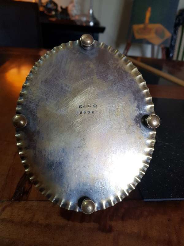 Antique Condiment Tray. Marked