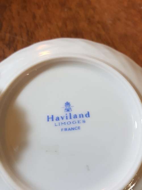 Vintage Theodore Haviland Swirl Limoges France. Marked