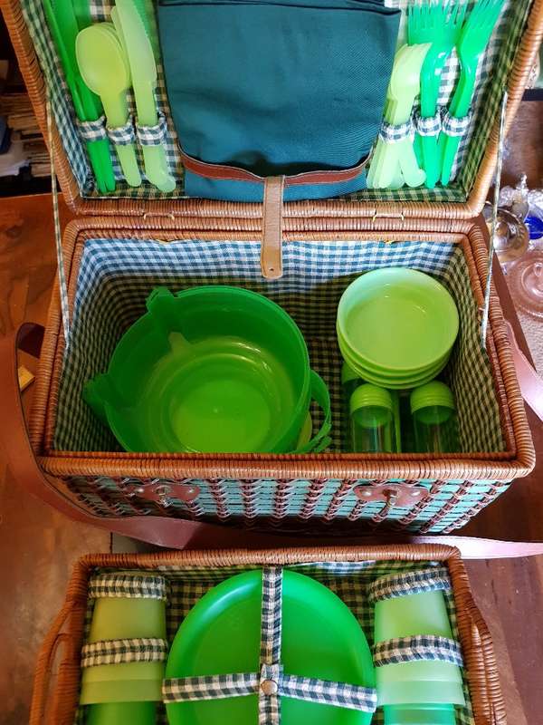 Large Wicker Picnic Basket