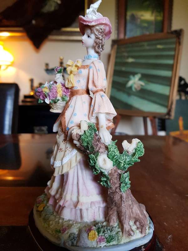 Beautiful Porcealin/Resin Doll. 22.5 cm Tall