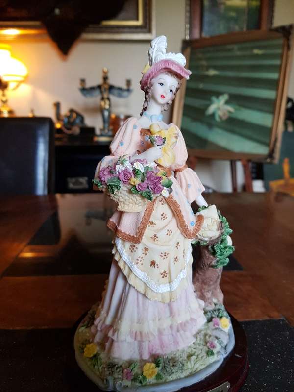Beautiful Porcealin/Resin Doll. 22.5 cm Tall