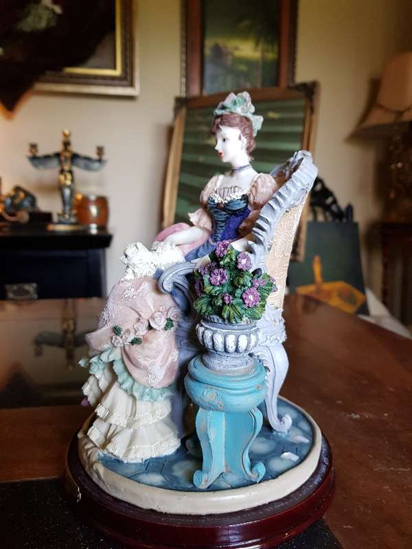 Beautiful Porcelain/Resin Doll. 21 cm Tall