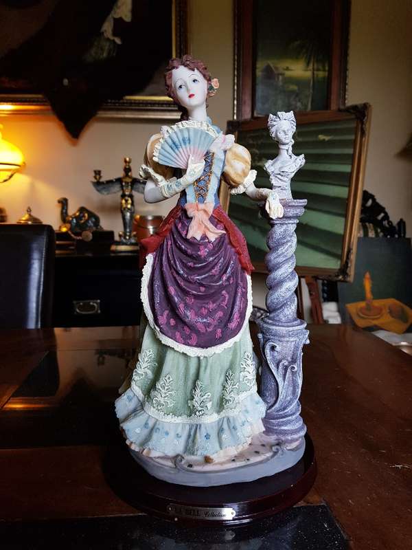 Beautiful porcelain/Resing Doll. 32 cm Tall