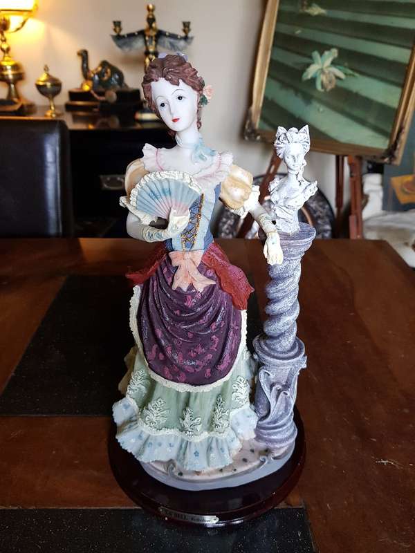 Beautiful porcelain/Resing Doll. 32 cm Tall