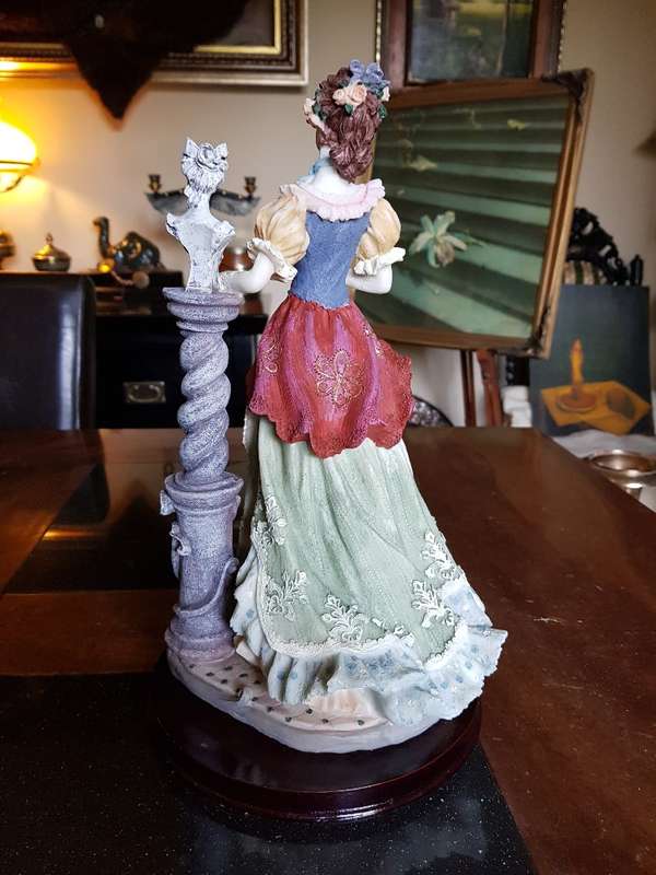 Beautiful porcelain/Resing Doll. 32 cm Tall