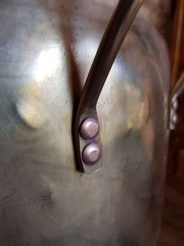 Extremely Large Vintage Brass Planter