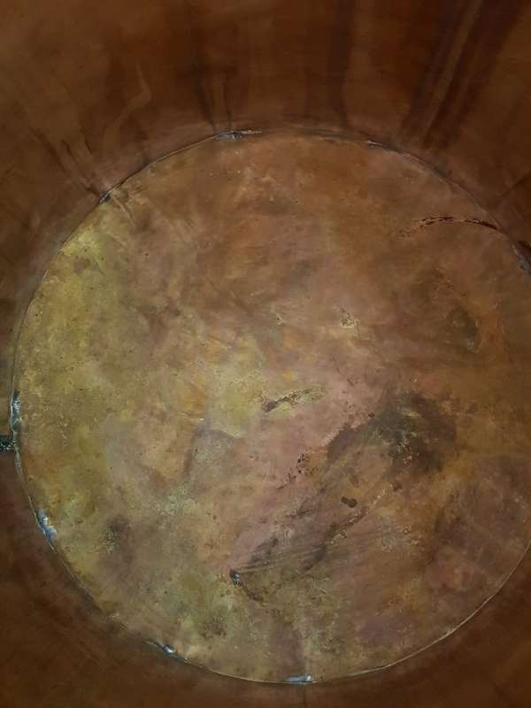 Extremely Large Vintage Brass Planter