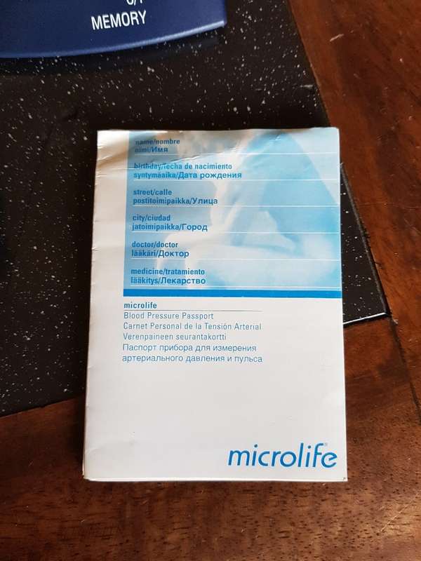 Microlife Blood Pressure Monitor BP 3BTO-A. incl Batteries