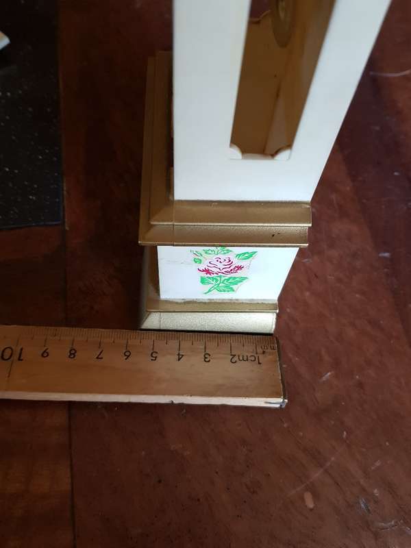 Stunning Vintage Miniature Blessing Grandfather Clock. Working plus key