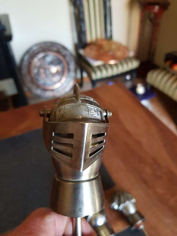 Three Stunning Metal  Tot Pourers.