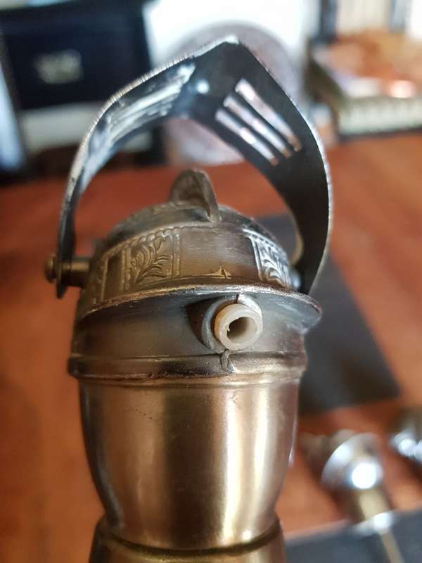 Three Stunning Metal  Tot Pourers.