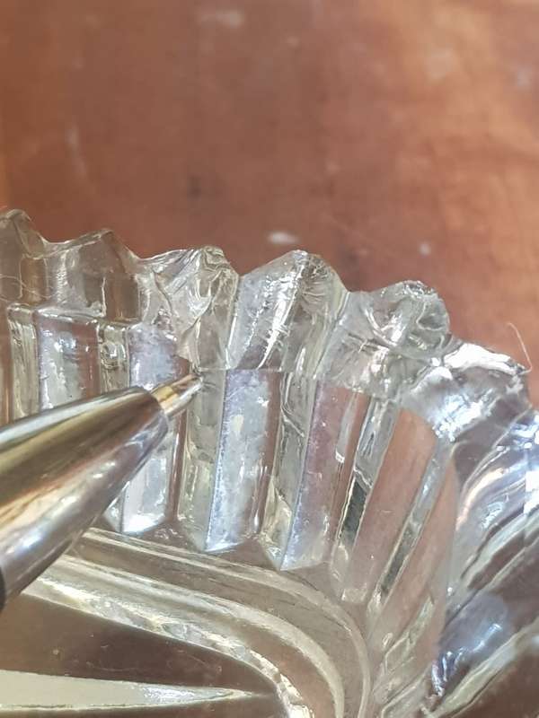Absolutely Stunning Vintage Molded Glass Set