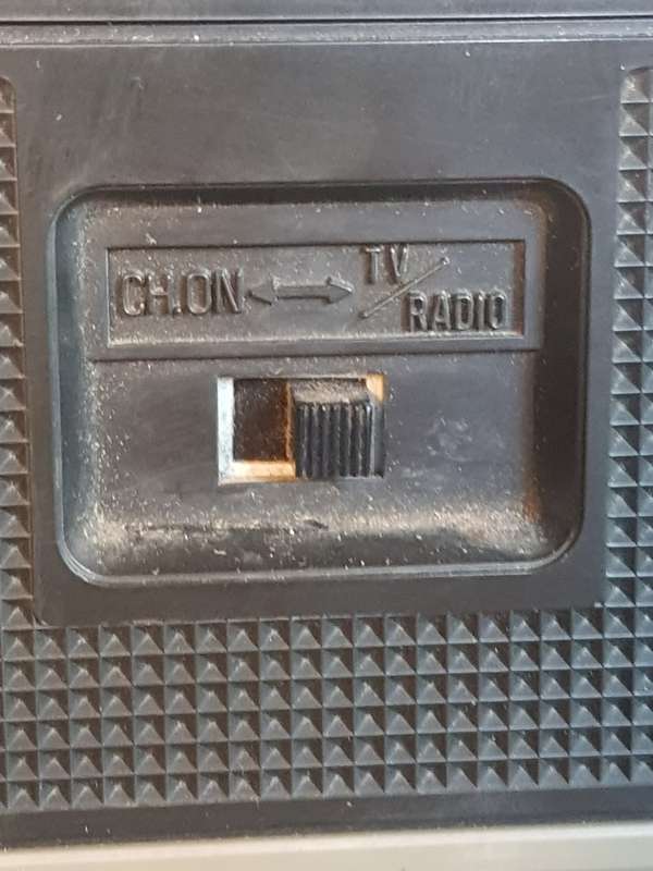 Amazing Vintage Crown Transistor Tv/Radio Combo Marked Japan
