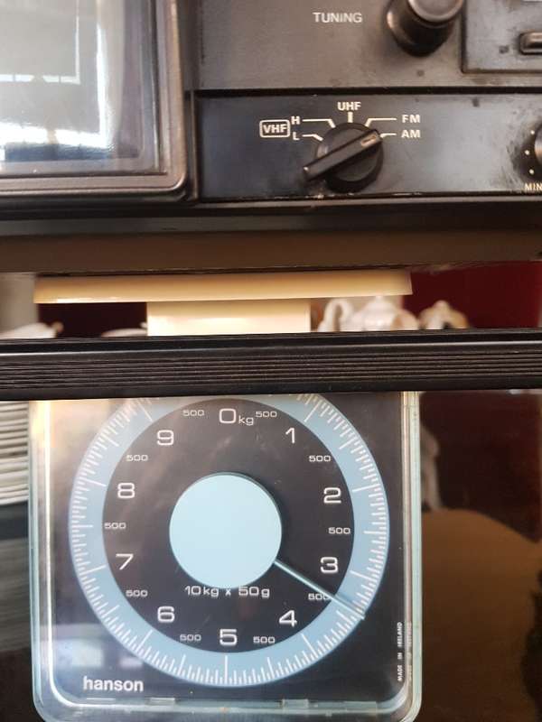 Amazing Vintage Crown Transistor Tv/Radio Combo Marked Japan