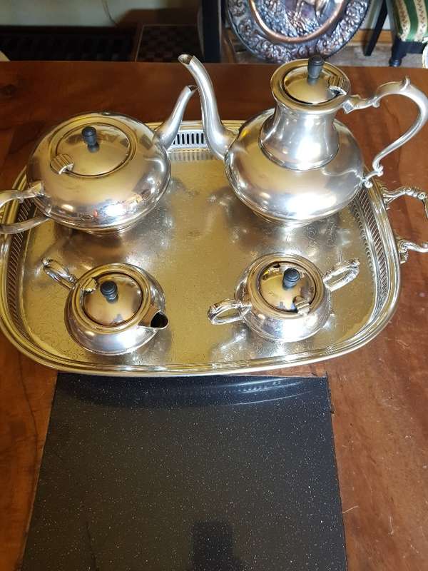 Stunning Seranco Epns Tea Set & Tray