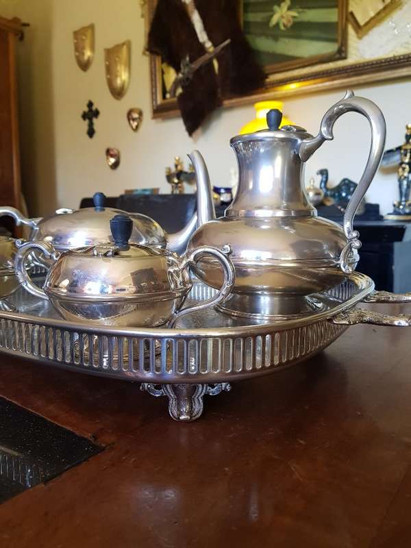Stunning Seranco Epns Tea Set & Tray
