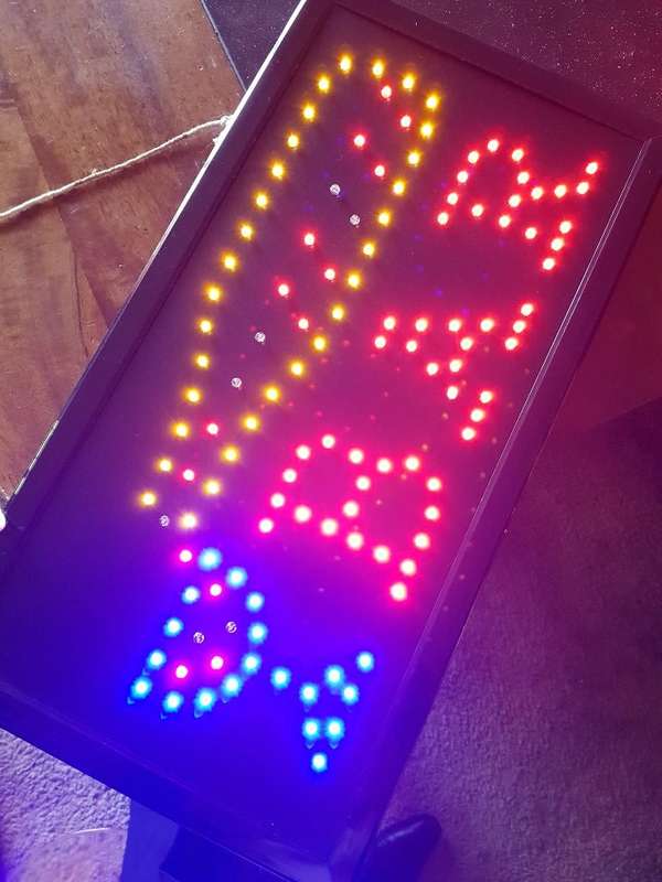 Stunning Multi-coloured and flashing Bar Light. Working