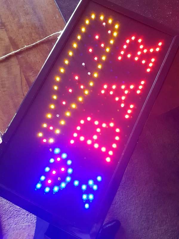 Stunning Multi-coloured and flashing Bar Light. Working