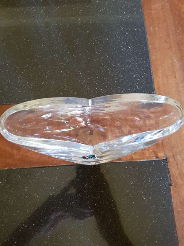 Beautiful Heavy & Thick Crystal Vase. Marked.. Marc Aurel Germany