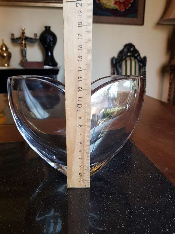 Beautiful Heavy & Thick Crystal Vase. Marked.. Marc Aurel Germany