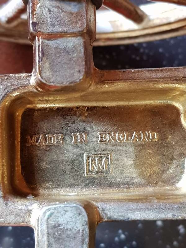 Two Vintage Brass Canons. Marked England