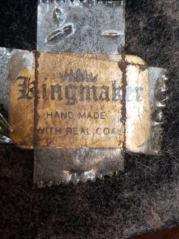 FREE SHIPPING!!!  Amazing Kingmaker Hand Carved Coal Dog Figurine. Markers Mark