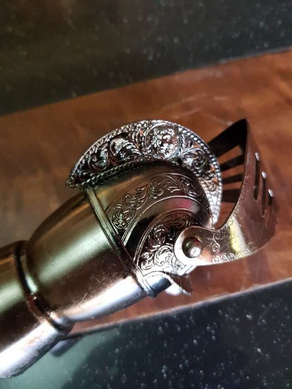Stunning Knight Helmet Auto Jigger. Boxed