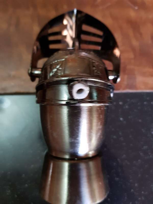 Stunning Knight Helmet Auto Jigger. Boxed
