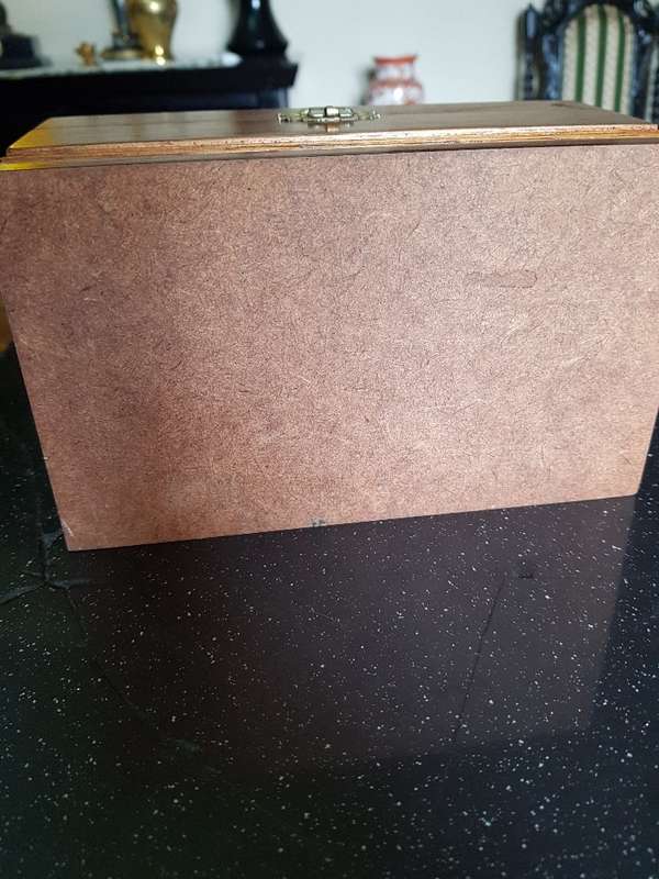 Stunning old Wooden Jewelry Box.