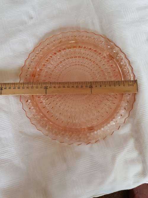 Stunning Pink  Cake Plate