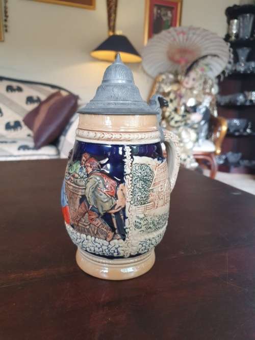 Beautiful German Beer Stein Mug. Makers Mark